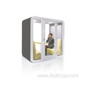 Office Open Space Metal soundproof pod Power Lighting